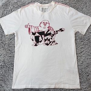 True Religion Crew Neck Buddha T-Shirt White Small